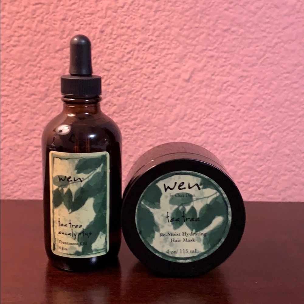 Wen Tea Tree hair treatment oil & mask